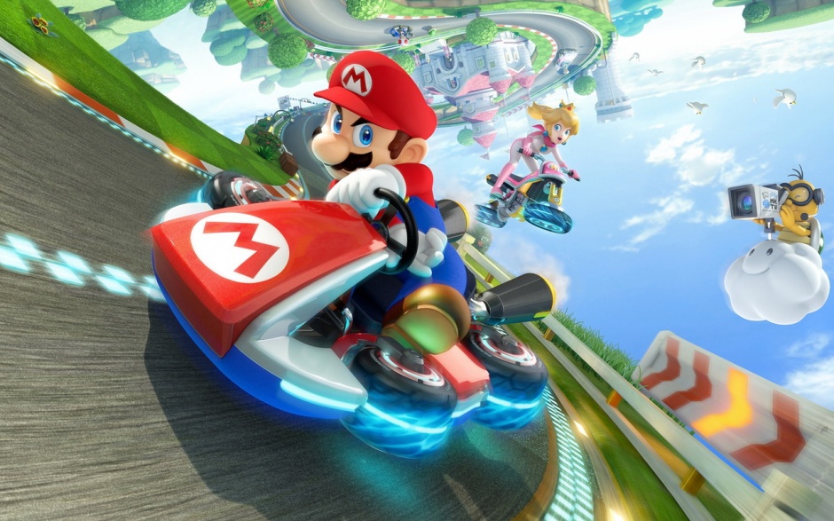 竞速游戏马里奥赛车图片壁纸