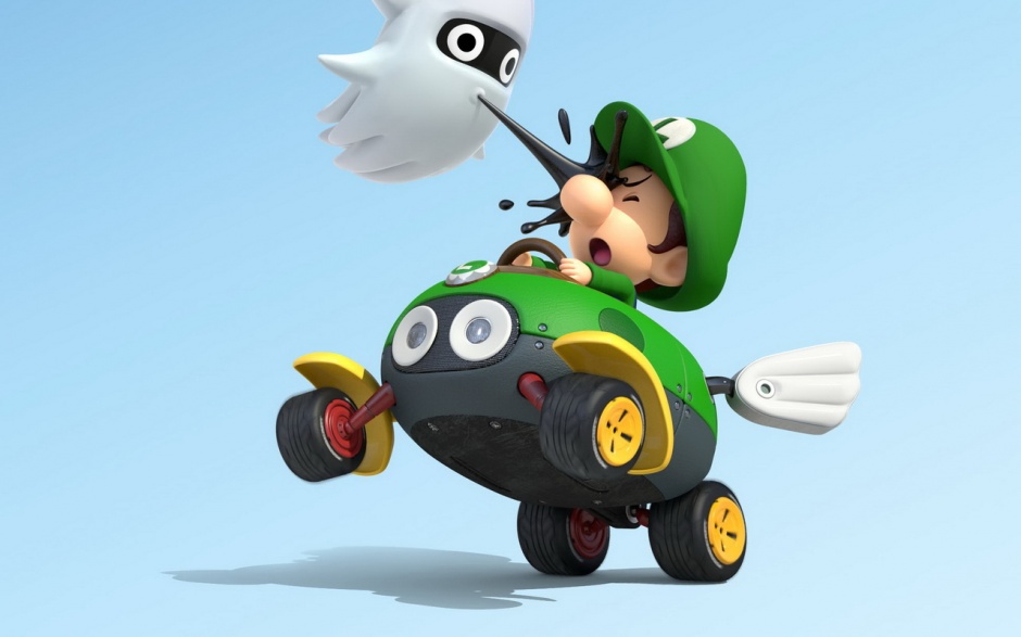 竞速游戏马里奥赛车图片壁纸