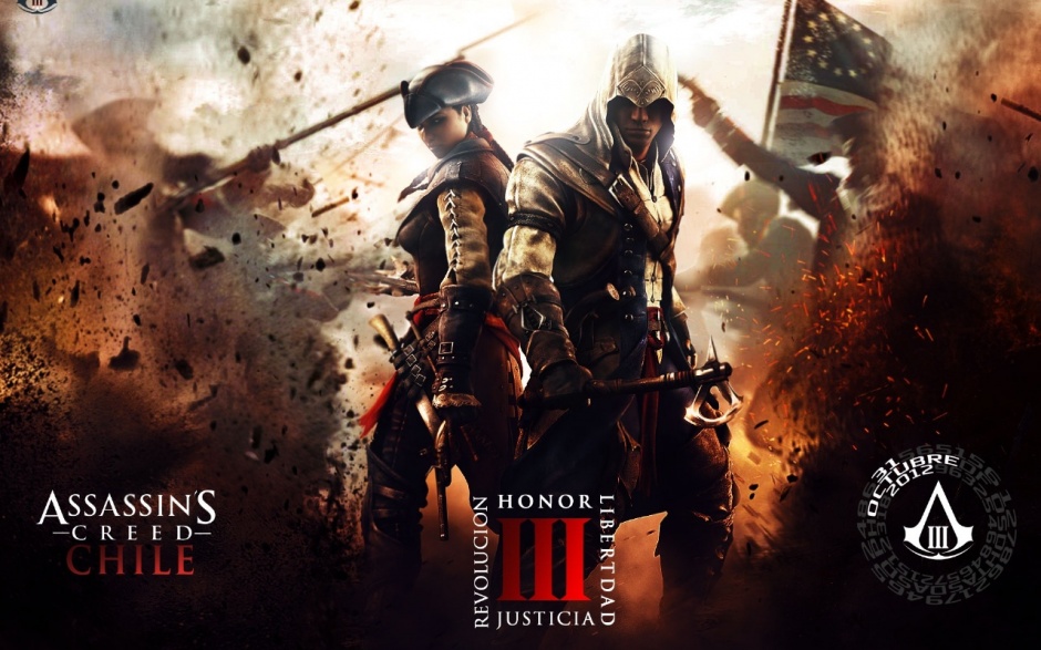 动作游戏刺客信条枭雄高清壁纸