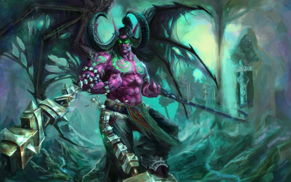 RPG游戏魔兽世界伊利丹图片