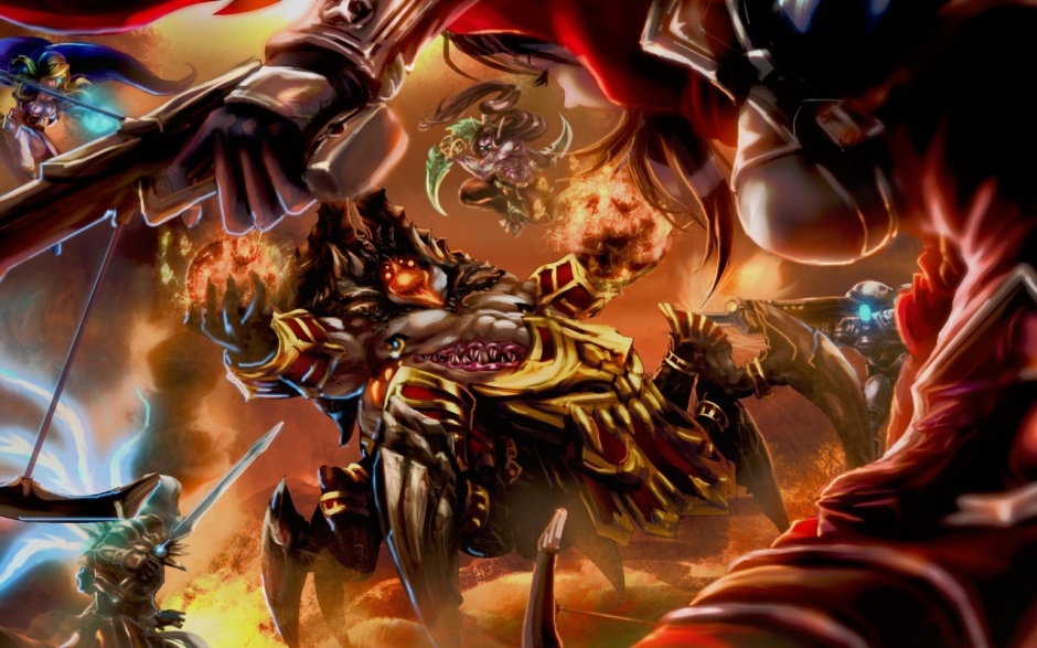 暴雪经典游戏大乱斗壁纸