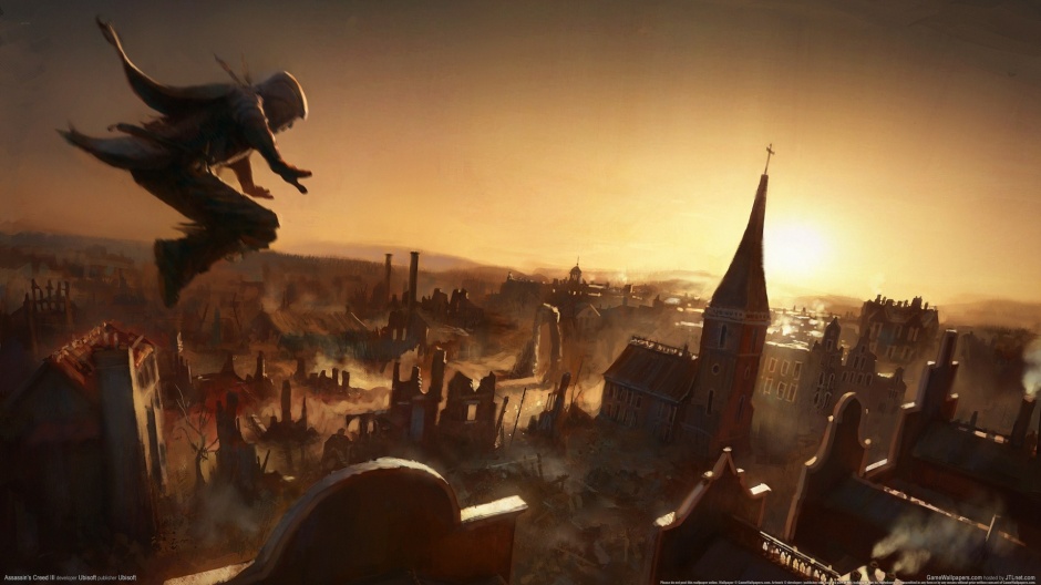 动作游戏刺客信条3高清壁纸