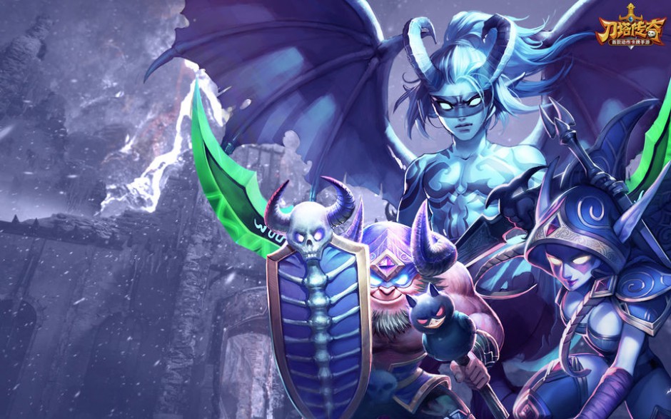 动作卡牌手机游戏《刀塔传奇》高清原画