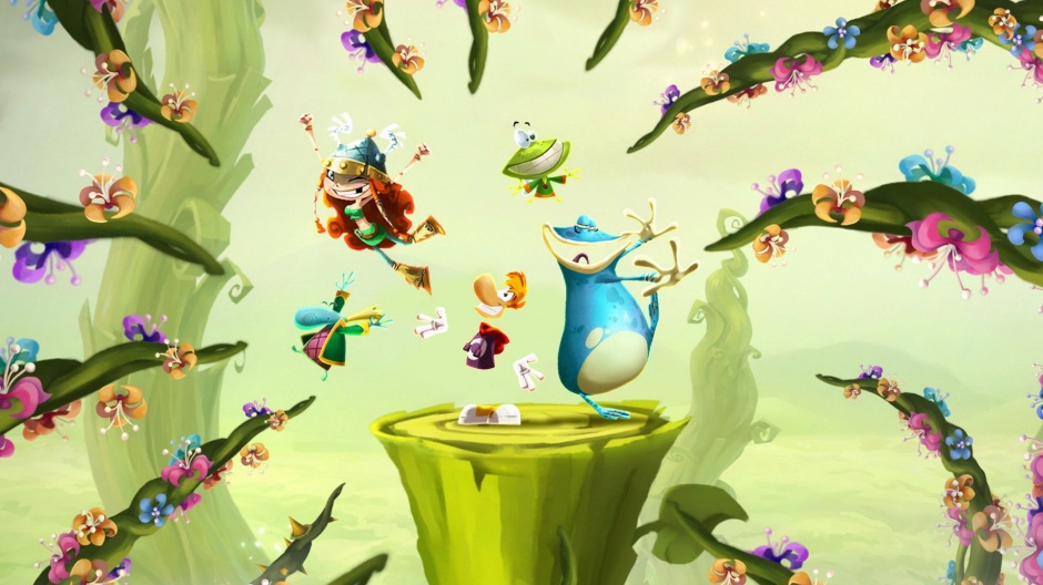 休闲横板过关游戏雷曼壁纸赏析