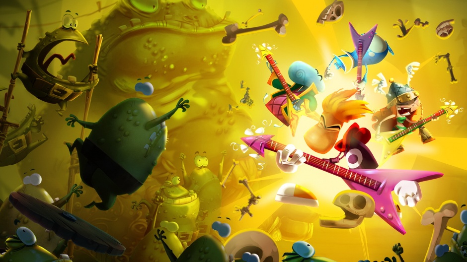 休闲横板过关游戏雷曼壁纸赏析