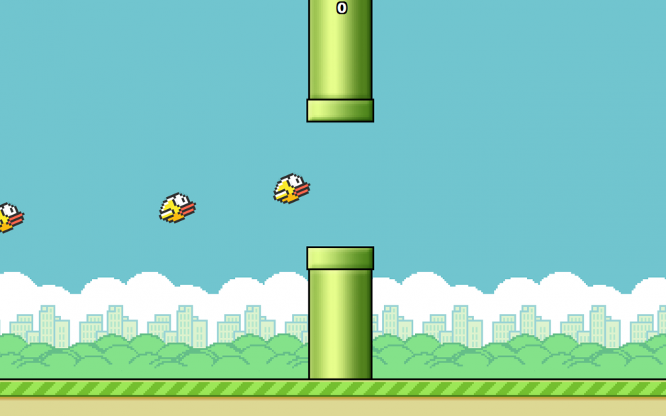 像素复古类游戏像素鸟图片壁纸