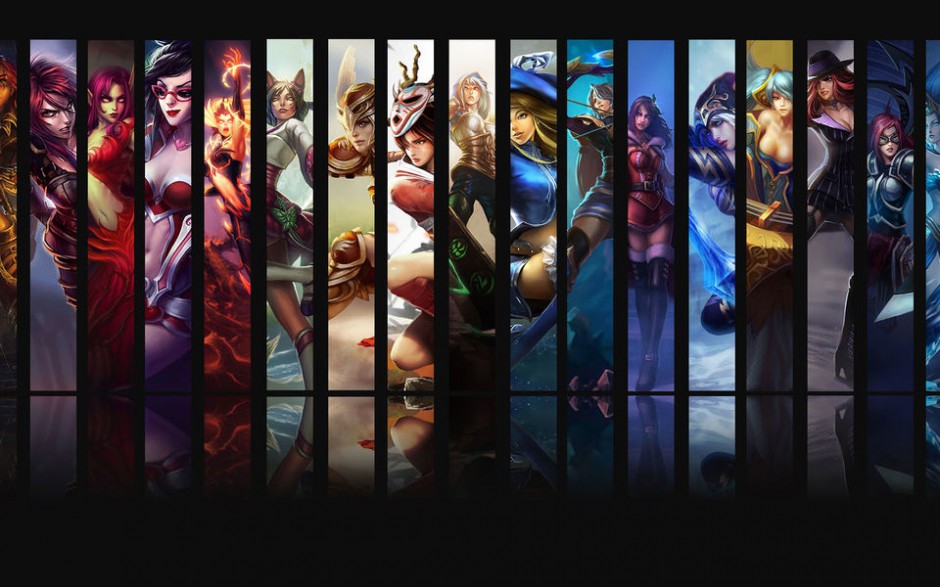 电子竞技类网络游戏《英雄联盟》高清原画