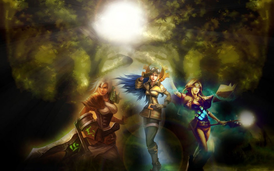 电子竞技类网络游戏《英雄联盟》高清原画