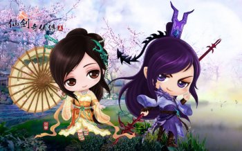 角色扮演单机游戏《仙剑奇侠传五》Q版高清图片