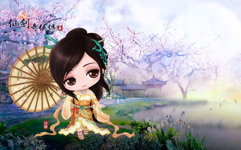 角色扮演单机游戏《仙剑奇侠传五》Q版高清图片