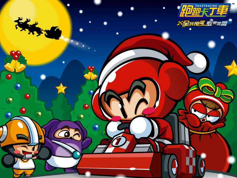 单机小游戏跑跑卡丁车酷炫图片