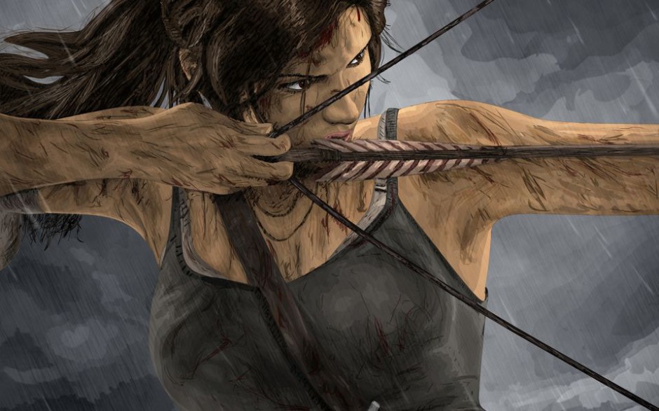 游戏古墓丽影人物劳拉性感图片素材