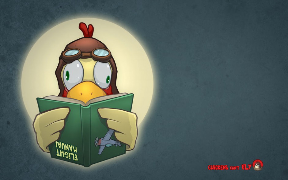 益智休闲小游戏《鸡不会飞》可爱原画