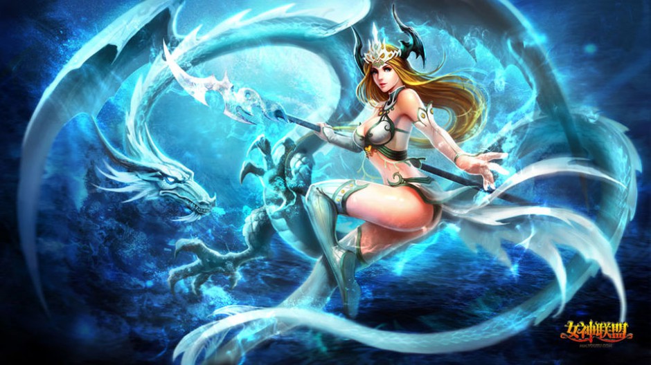 女神联盟游戏美女角色人物原画