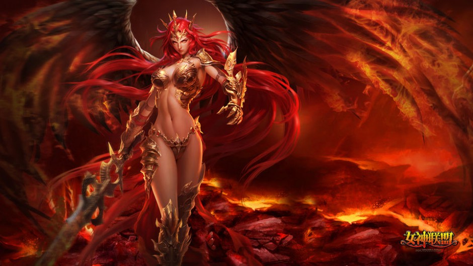 女神联盟游戏美女角色人物原画