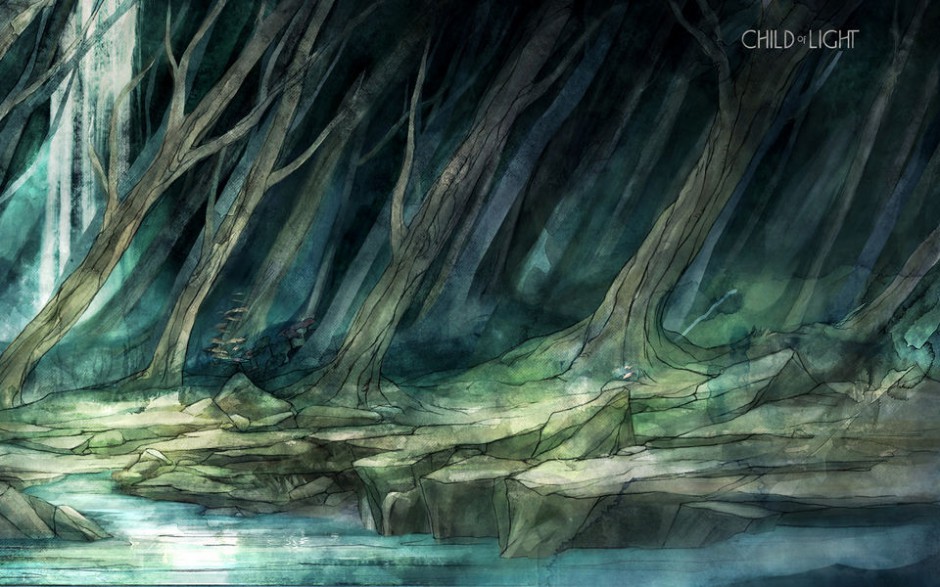 单机游戏光之子水墨风格图片