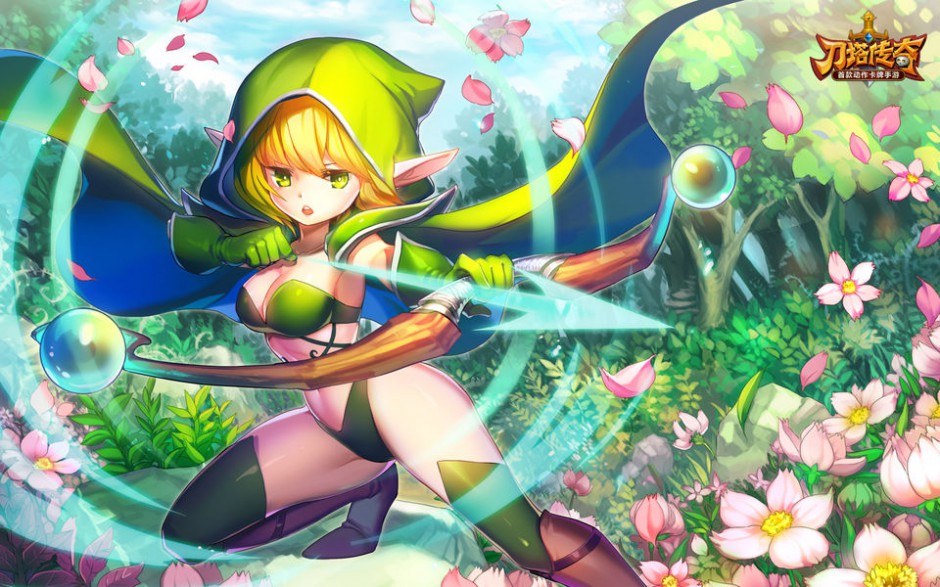 角色扮演手机游戏《刀塔传奇》原画图集