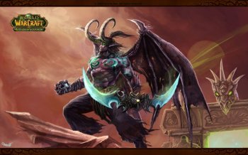 魔兽世界游戏人物伊利丹·怒风高清图片