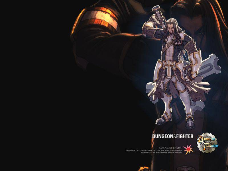 角色扮演2D游戏《地下城与勇士》人物原画