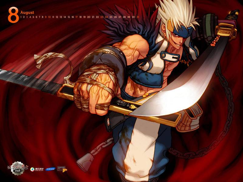 角色扮演2D游戏《地下城与勇士》人物原画