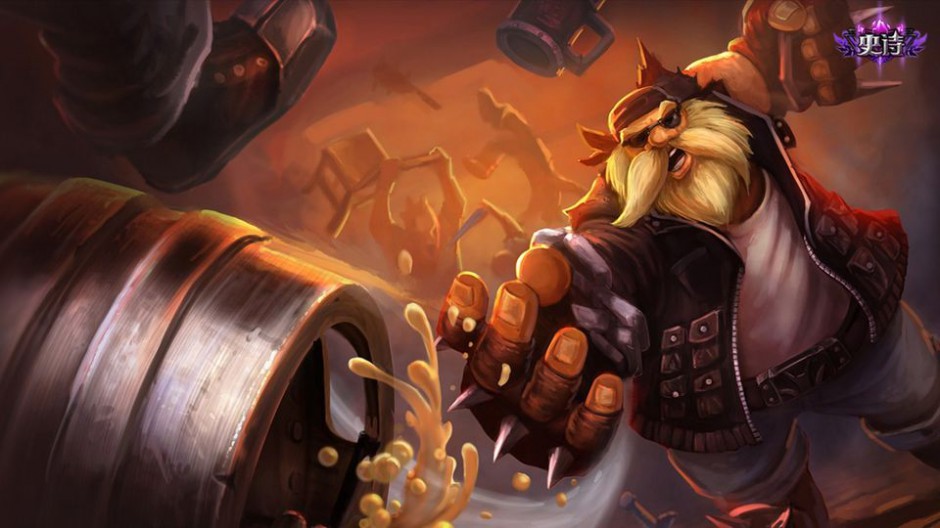 lol英雄联盟酒桶高清图片