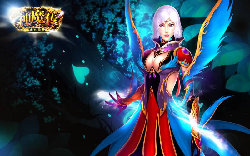 大型神话类网游《神魔传》人物壁纸