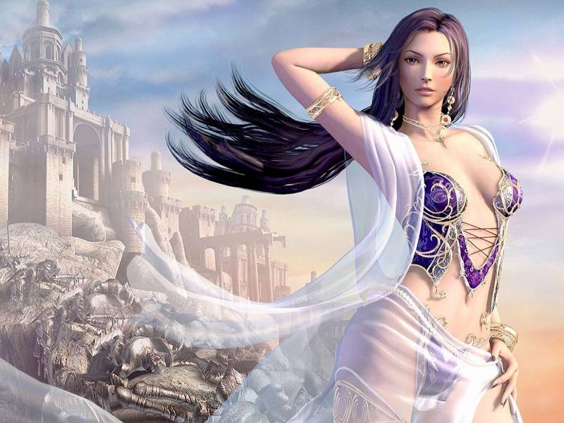 美女游戏人物壁纸漂亮唯美