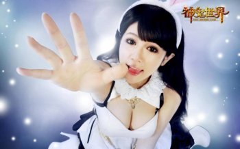 神鬼世界美女代言图片大秀完美身材