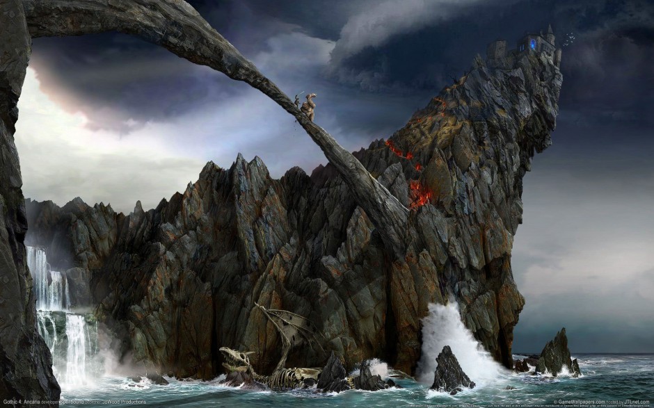 大型角色扮演游戏《哥特王朝4：阿卡尼亚》精美壁纸