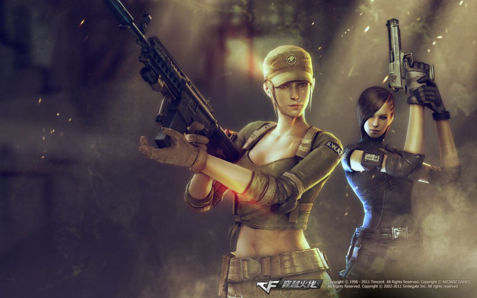 游戏穿越火线角色透视图欣赏