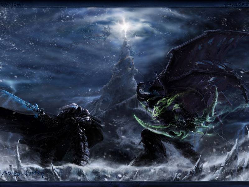 游戏魔兽世界角色伊利丹·怒风特辑图片