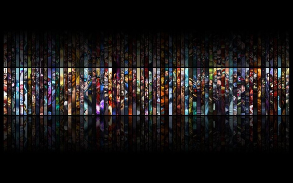 网络游戏英雄联盟人物合集