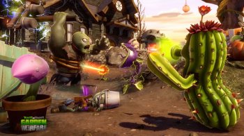 单机生存类游戏《植物大战僵尸：花园战争》原画欣赏