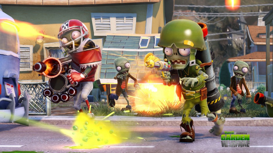 单机生存类游戏《植物大战僵尸：花园战争》原画欣赏