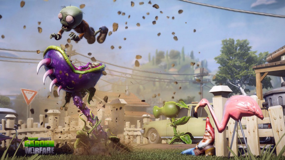 单机生存类游戏《植物大战僵尸：花园战争》原画欣赏