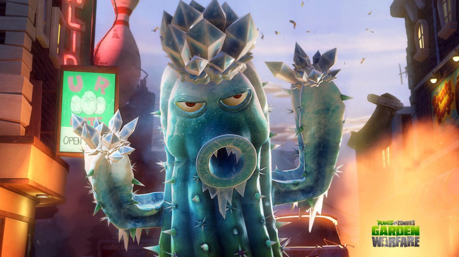 单机生存类游戏《植物大战僵尸：花园战争》原画欣赏