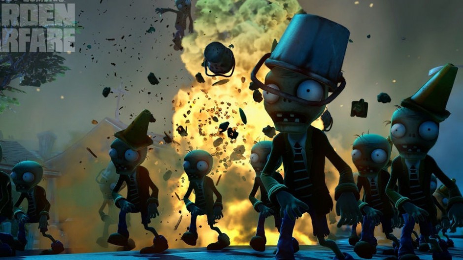 单机生存类游戏《植物大战僵尸：花园战争》原画欣赏