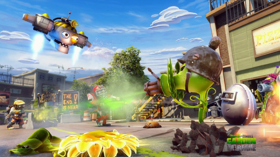 单机生存类游戏《植物大战僵尸：花园战争》原画欣赏