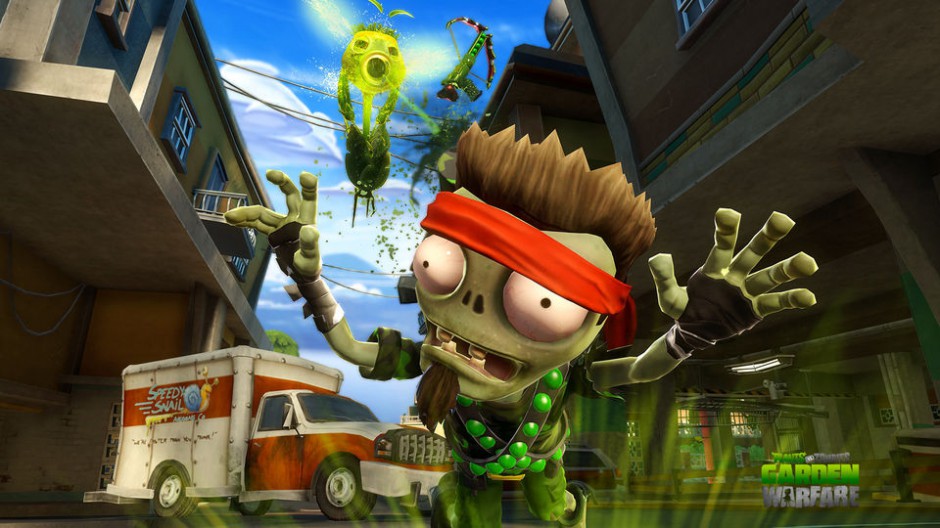 单机生存类游戏《植物大战僵尸：花园战争》原画欣赏