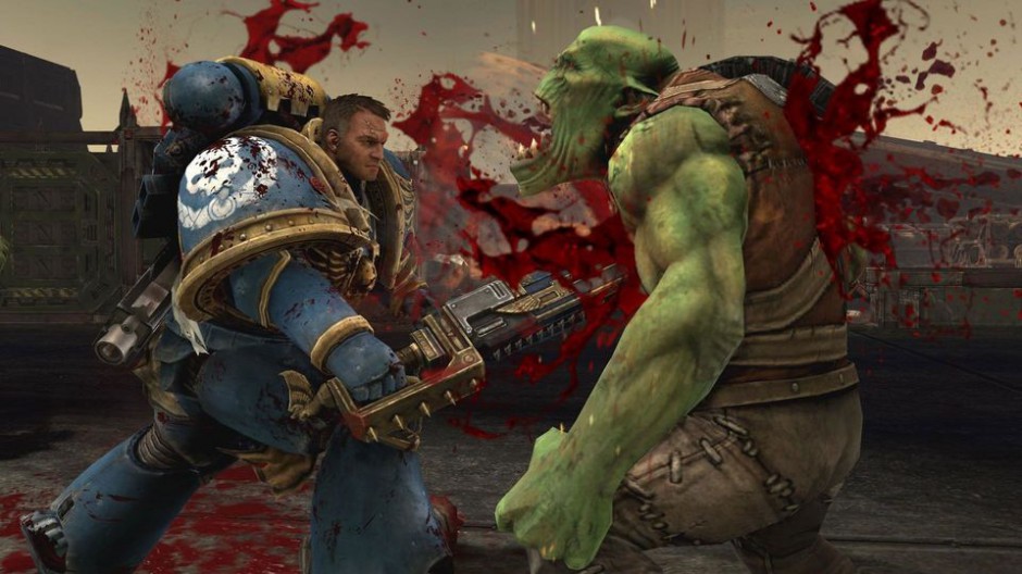 第三人称射击类网游《战锤40K：星际战士》战斗截图