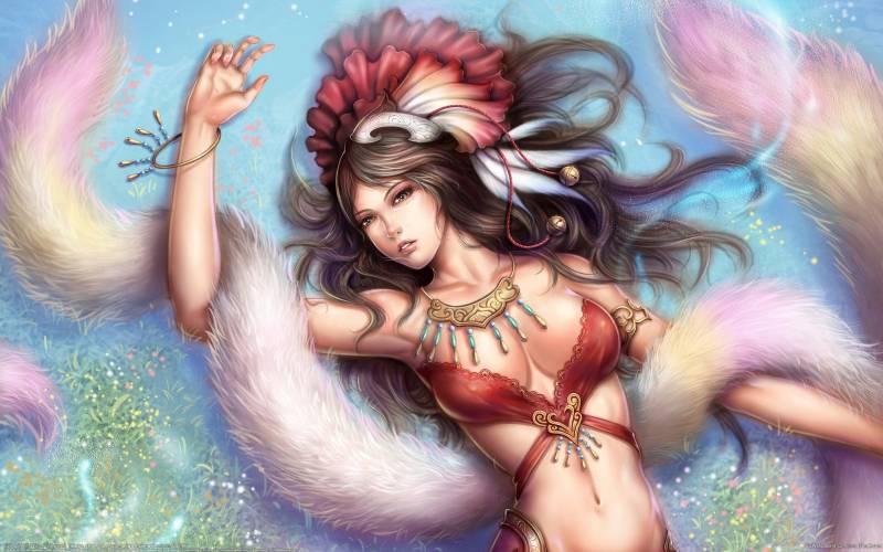 精选热门游戏美女人物图片素材