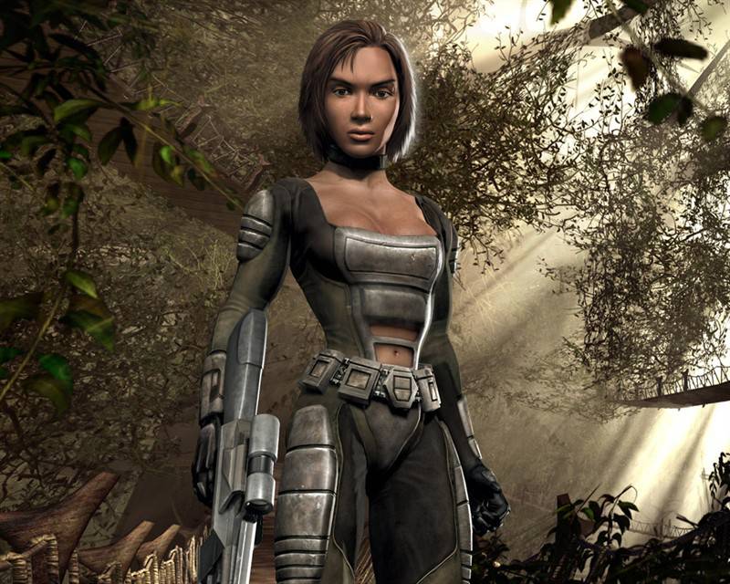 游戏中的性感女神高清壁纸精选