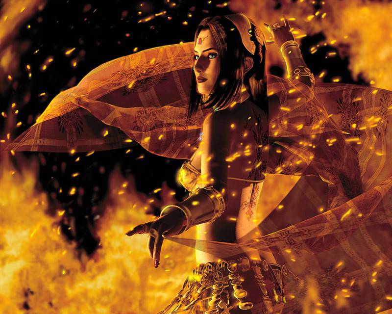 游戏中的性感女神高清壁纸精选