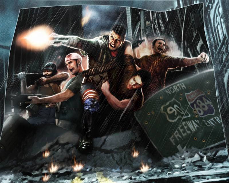 游戏战斗场景原画素材