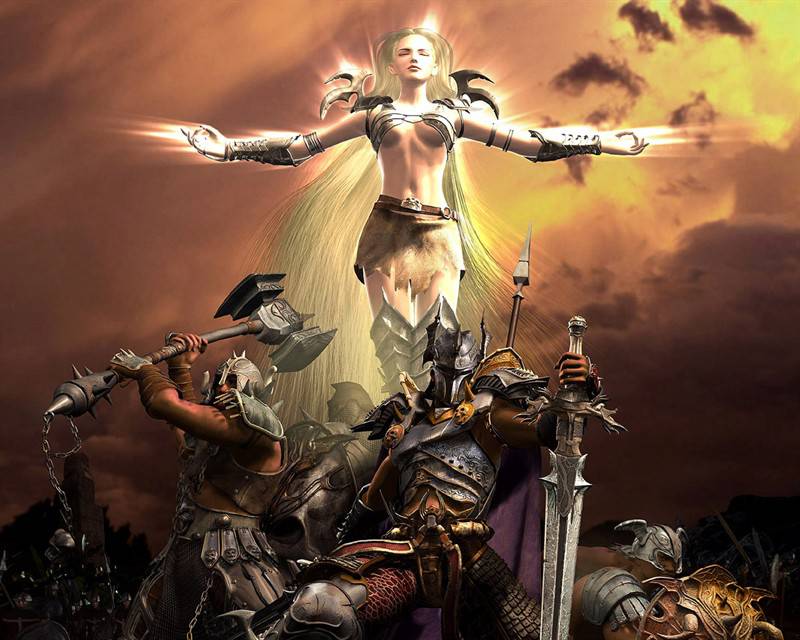 游戏中的美女角色人物超清晰大图