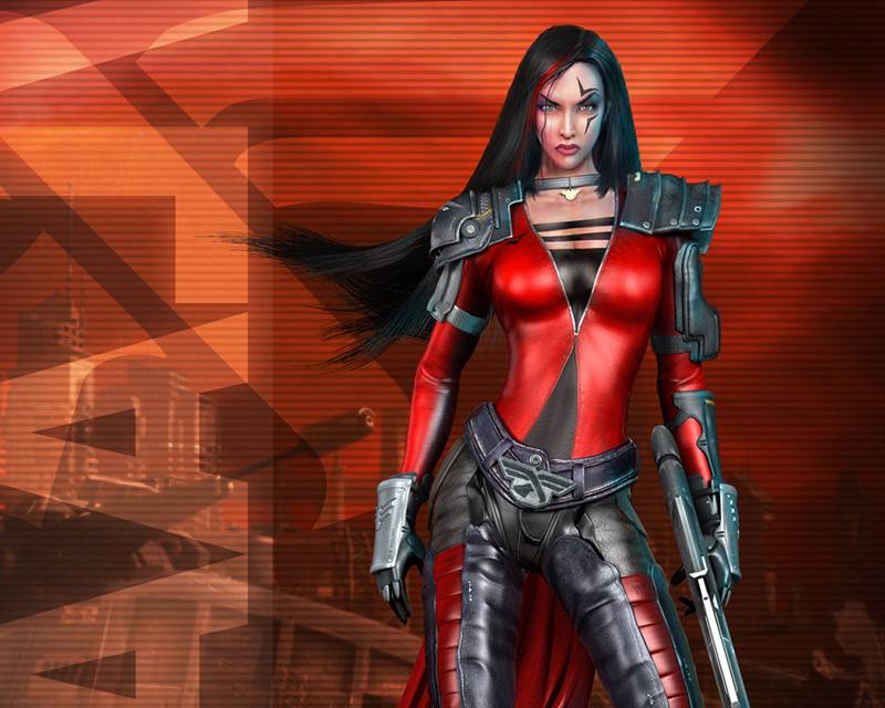 游戏中的美女角色人物超清晰大图