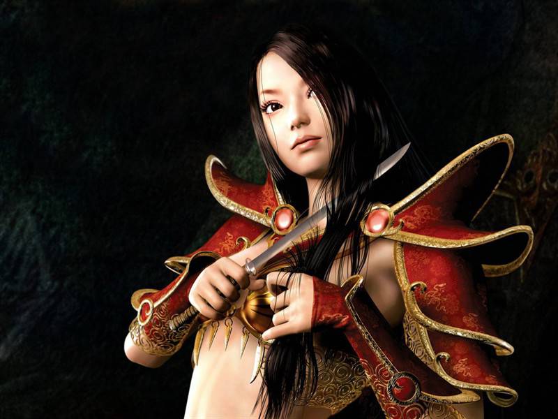 高清性感美女游戏壁纸