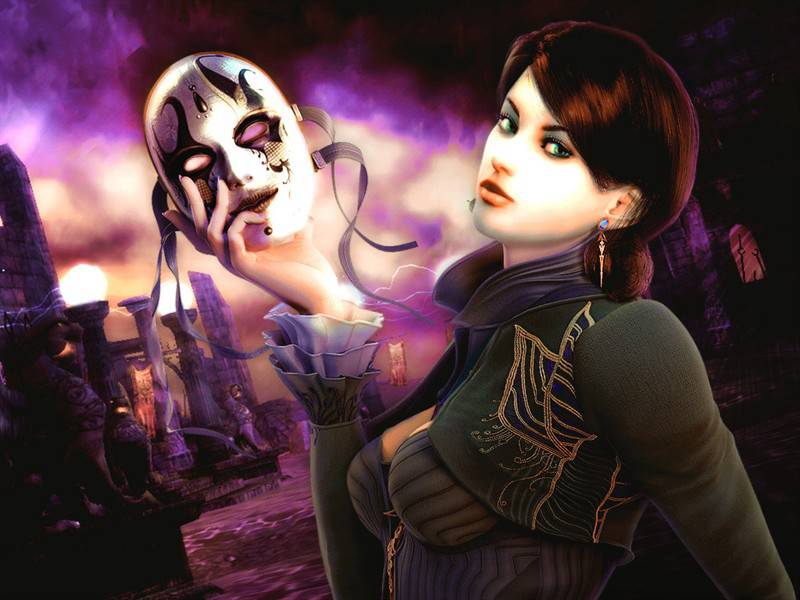 高清性感美女游戏壁纸