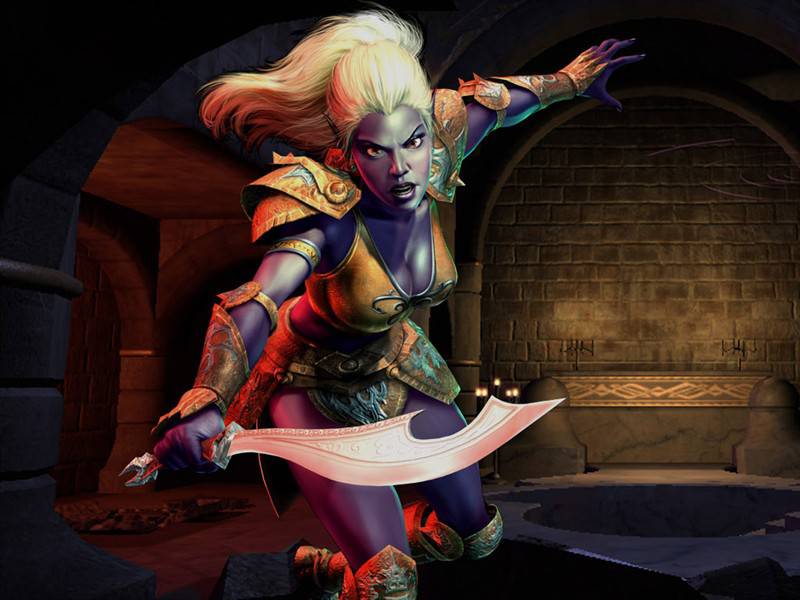 高清性感美女游戏壁纸