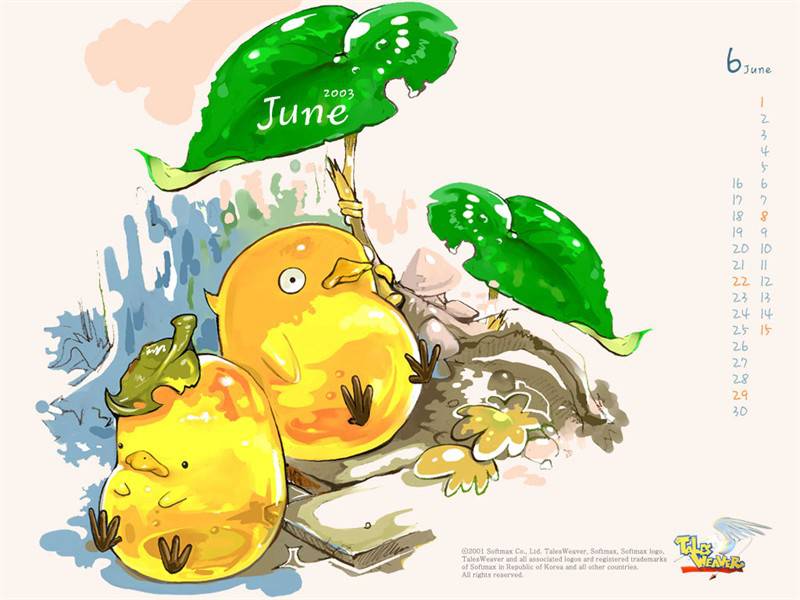 韩国2d网络游戏《天翼之链》壁纸